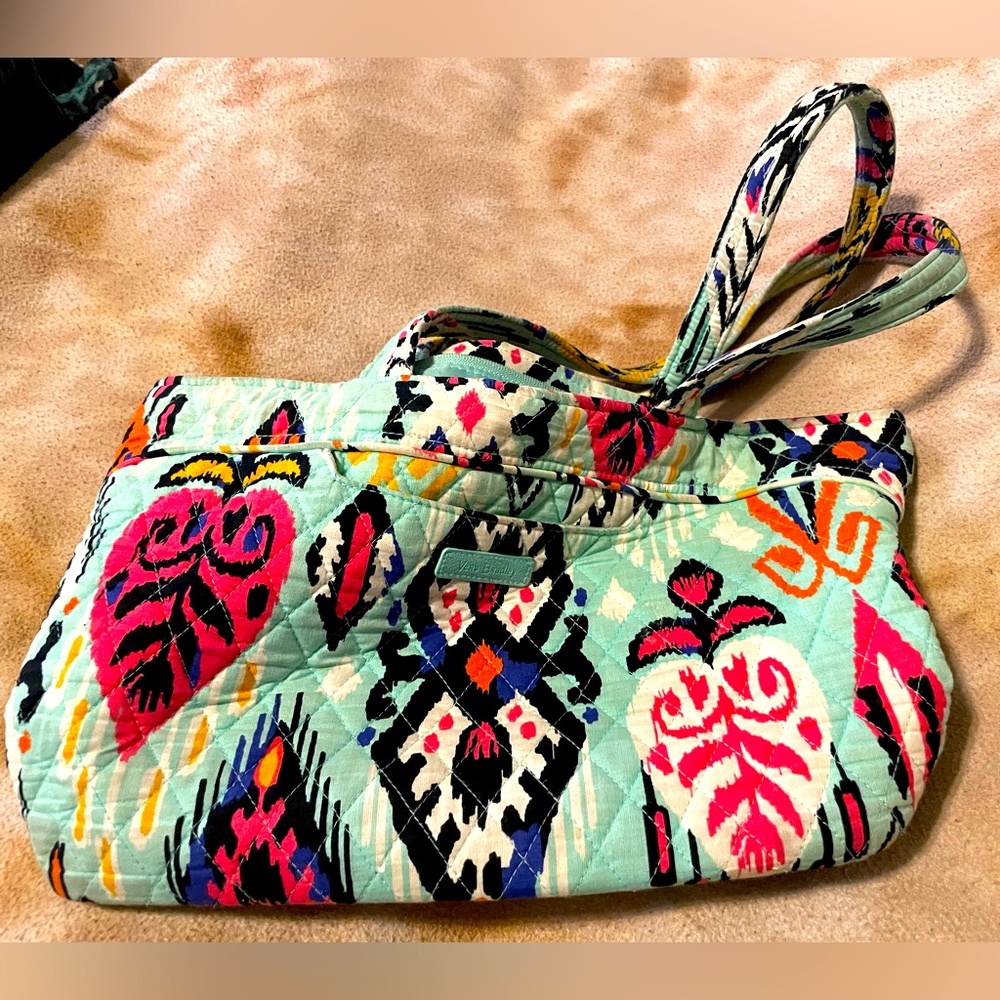 Vera Bradley On The Go Pueblo Hobo Shoulder Bag Fabric Purse